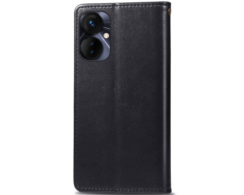 Чохол-книжка Leather GETMAN with card holder TECNO Spark 9 Pro black PLS-00-00128946