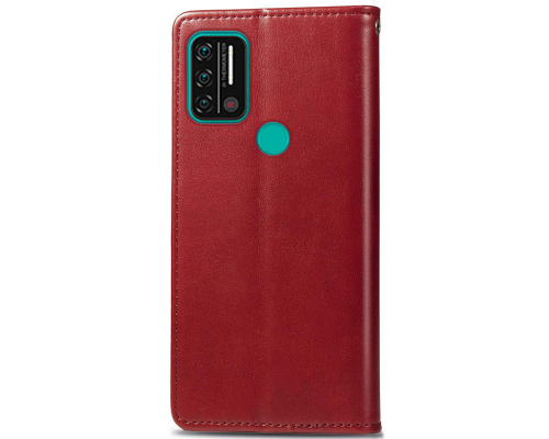Чохол-книжка Leather GETMAN with card holder Umidigi A9 red PLS-00-00128959