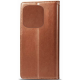 Чохол-книжка Leather GETMAN with card holder TECNO Spark 10 Pro brown PLS-00-00128942