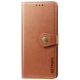 Чохол-книжка Leather GETMAN with card holder Xiaomi Redmi 12 brown PLS-00-00128977