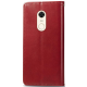 Чохол-книжка Leather GETMAN with card holder Xiaomi Redmi 5 Plus red PLS-00-00128989