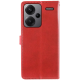 Чохол-книжка Leather GETMAN with card holder Xiaomi Redmi Note 13 Pro Plus red PLS-00-00129080