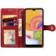 Чохол-книжка Leather GETMAN with card holder Samsung A055 Galaxy A05 red PLS-00-00128822