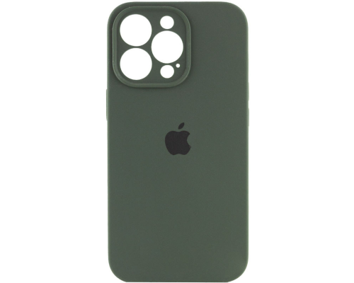 Чохол Silicone Case Full Camera Protective iPhone 16 Pro Max atrovirens PLS-00-00130879