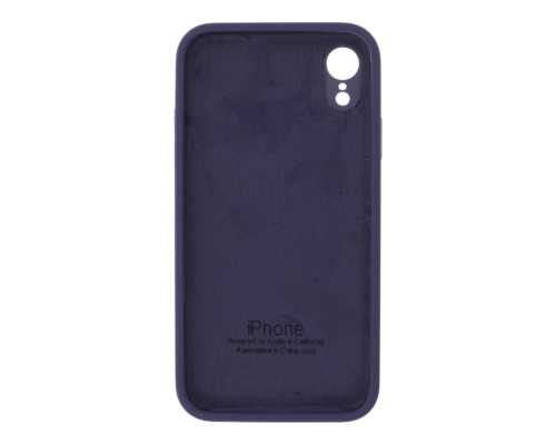 Чохол Silicone Case Квадратні Борти Full Camera iPhone XR amethyst PLS-00-00123144