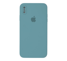 Чохол Silicone Case Квадратні Борти Full Camera iPhone XS Max sea blue PLS-00-00123132
