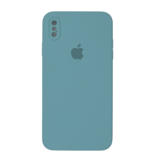Чохол Silicone Case Квадратні Борти Full Camera iPhone XS Max sea blue PLS-00-00123132