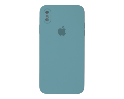 Чохол Silicone Case Квадратні Борти Full Camera iPhone XS Max sea blue PLS-00-00123132