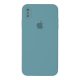 Чохол Silicone Case Квадратні Борти Full Camera iPhone XS Max sea blue PLS-00-00123132