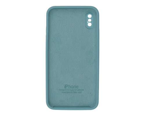 Чохол Silicone Case Квадратні Борти Full Camera iPhone XS Max sea blue PLS-00-00123132
