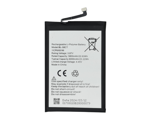 Акумулятор Tecno BL-58CT (Original China) PLS-00-00121185