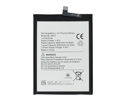 Акумулятор Tecno BL-49OT (Original China) PLS-00-00129456