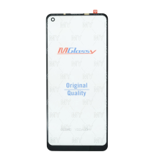 Скло дисплея Samsung A215 Galaxy A21 (2020) з OCA плівкою black (Musttby) PLS-00-00148887