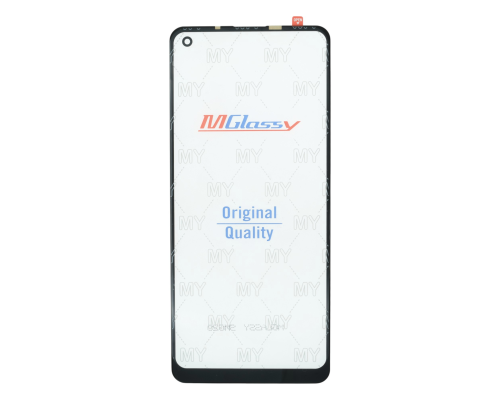 Скло дисплея Samsung A215 Galaxy A21 (2020) з OCA плівкою black (Musttby) PLS-00-00148887