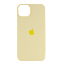 Чохол Silicone Case Full Protective iPhone 14 cream yellow PLS-00-00108933