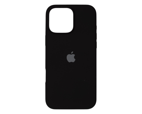 Чохол Silicone Case Full Protective iPhone 16 Pro Max black PLS-00-00130653
