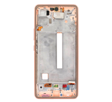 Дисплей Samsung A536 Galaxy A53 (2022) з сенсором та рамкою peach (Original) PLS-00-00090156