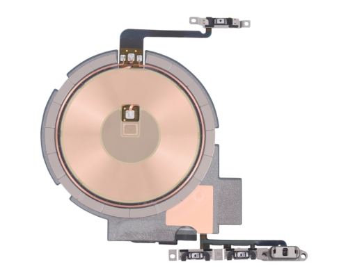 Шлейф iPhone 13 Pro Max з кнопками ввімкнення, гучності та бездротовою зарядкою (Original Used) PLS-00-00107482