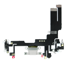 Шлейф iPhone 14 з роз'ємом зарядки white (Original China) PLS-00-00107159