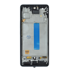 Дисплей Samsung A536 Galaxy A53 (2022) з сенсором black (OLED) (Small size) PLS-00-00115564