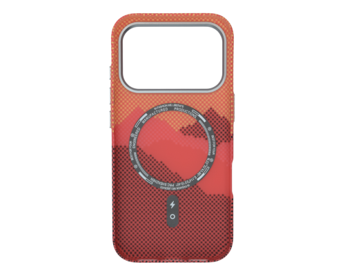 Чохол D Glory Ultra Slim with MagSafe iPhone 17 Pro Max orange mountain PLS-00-00149383