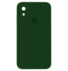 Чохол Silicone Case Квадратні Борти Full Camera iPhone XR army green PLS-00-00083156