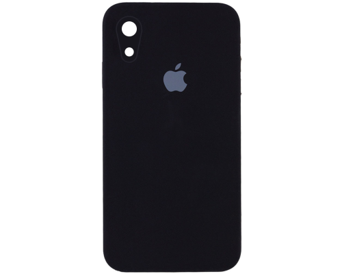 Чохол Silicone Case Квадратні Борти Full Camera iPhone XR black PLS-00-00105881