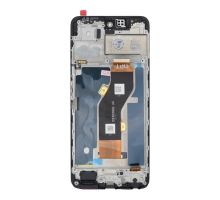 Дисплей Infinix Hot 40i з сенсором та рамкою black (Used) (ver. DPT) PLS-00-00163309