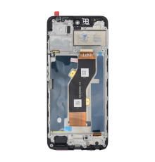 Дисплей Infinix Hot 40i з сенсором та рамкою black (Used) (ver. DPT) PLS-00-00163309