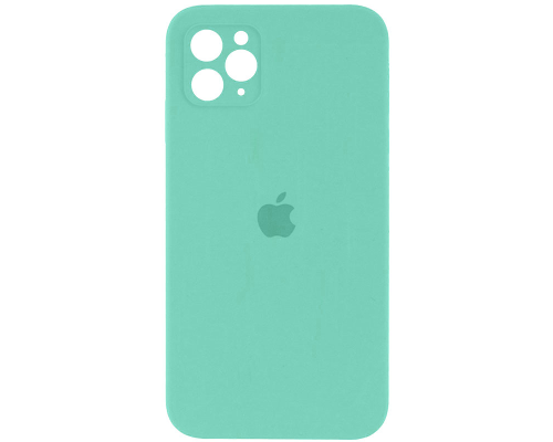 Чохол Silicone Case Квадратні Борти Full Camera iPhone 11 Pro turquoise PLS-00-00101395