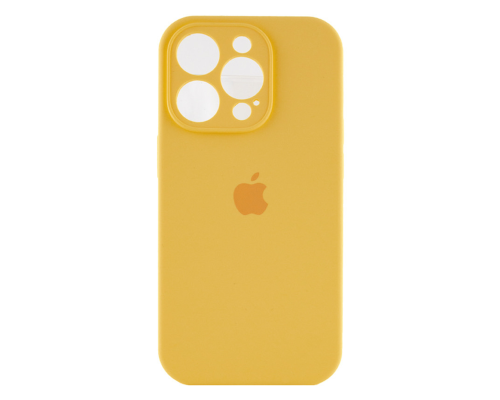 Чохол Silicone Case Full Camera Protective iPhone 14 Pro bright yellow PLS-00-00104538