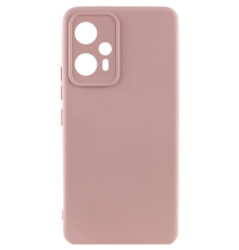 Чохол Silicone Cover Full Camera Xiaomi Redmi Note 12T Pro pink sand PLS-00-00118645