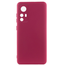Чохол Silicone Cover Full Camera Xiaomi Redmi Note 12S marsala PLS-00-00118635