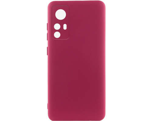 Чохол Silicone Cover Full Camera Xiaomi Redmi Note 12S marsala PLS-00-00118635