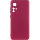 Чохол Silicone Cover Full Camera Xiaomi Redmi Note 12S marsala PLS-00-00118635
