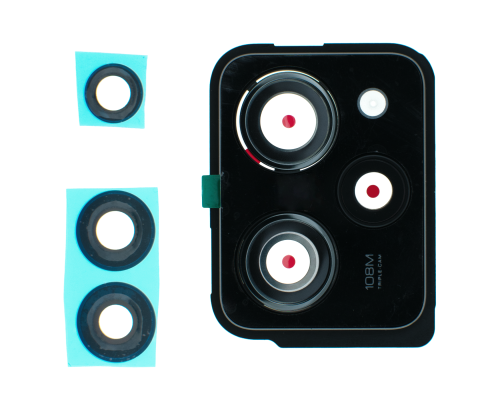 Скло камери Xiaomi Poco X5 Pro 5G з рамкою black PLS-00-00112658