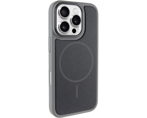 Чохол TechWoven Hybrid with Magnetic для iPhone 16 Pro Max gray black PLS-00-00165322