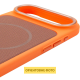Чохол TechWoven Hybrid with Magnetic для iPhone 17 Air orange brown PLS-00-00165337