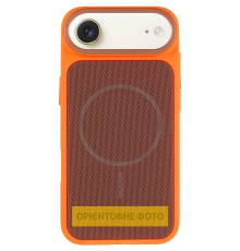 Чохол TechWoven Hybrid with Magnetic для iPhone 17 Air orange brown PLS-00-00165337