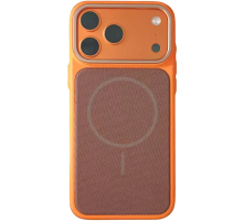 Чохол TechWoven Hybrid with Magnetic для iPhone 17 Pro Max orange brown PLS-00-00165351