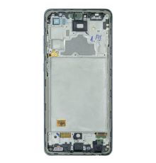 Дисплей Samsung A725 Galaxy A72 (2021) з сенсором та рамкою black (OLED) (Small size) PLS-00-00097712