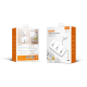 Мережевий фільтр LDNIO SC2413 2 EU ports (1PD.3USB) auto ID white PLS-00-00123686