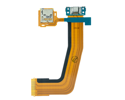 Шлейф Samsung T800 Galaxy Tab S 10.5 з роз'ємом зарядки та Sim карти PLS-00-00091383