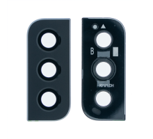 Скло камери Samsung S901 Galaxy S22 5G з рамкою phantom black (Original) PLS-00-00093678