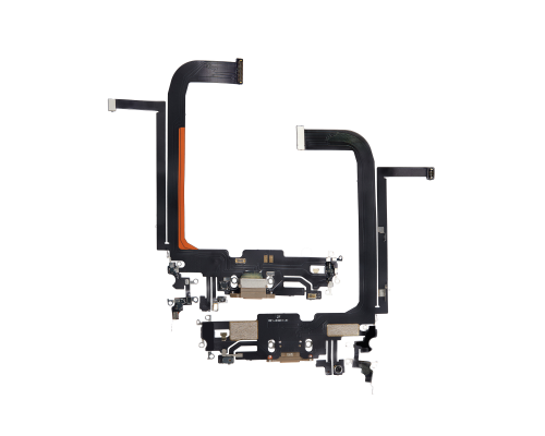 Шлейф iPhone 13 Pro Max з роз'ємом зарядки gold PLS-00-00093494