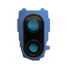 Скло камери Xiaomi Redmi Note 7 з рамкою blue (Original) PLS-00-00053184