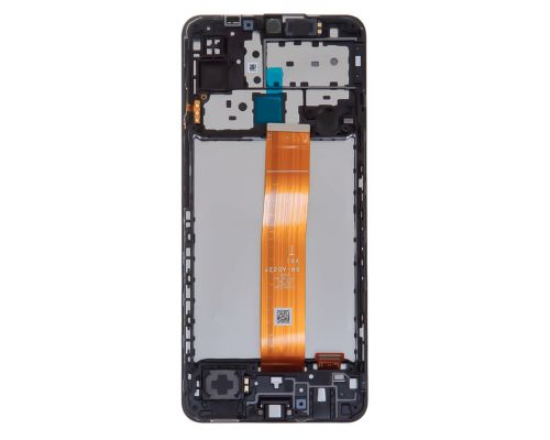 Дисплей Samsung M127 Galaxy M12 (2020) з сенсором та рамкою black (Original) PLS-00-00095243