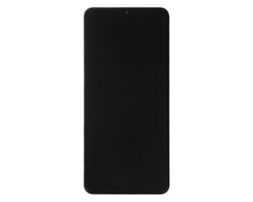 Дисплей Samsung M127 Galaxy M12 (2020) з сенсором та рамкою black (Original) PLS-00-00095243