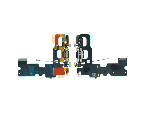 Шлейф iPhone 7 з роз'ємом зарядки black (Original) PLS-00-00079111