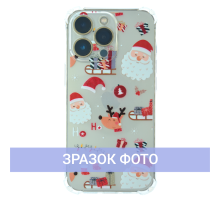 Чохол новорічний (різдвяний) WAVE Christmas Holiday iPhone 13 santa claus PLS-00-00101305